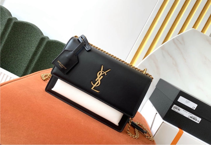 YSL leather woman handbag