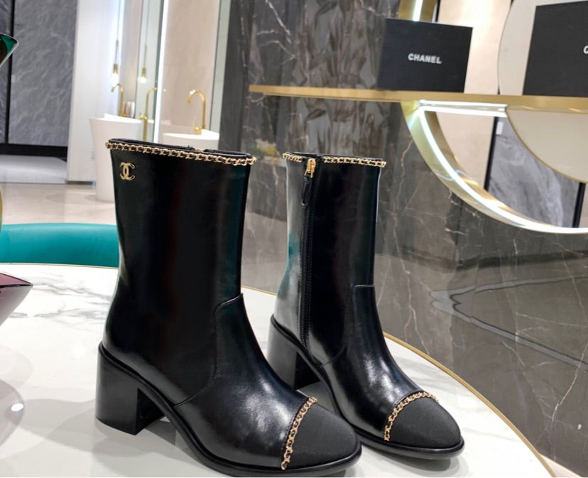 Classic Chanel boots
