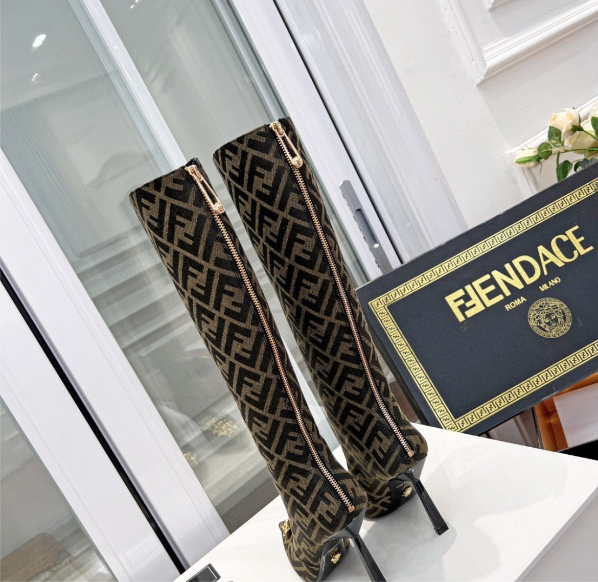 New woman Fendi boots