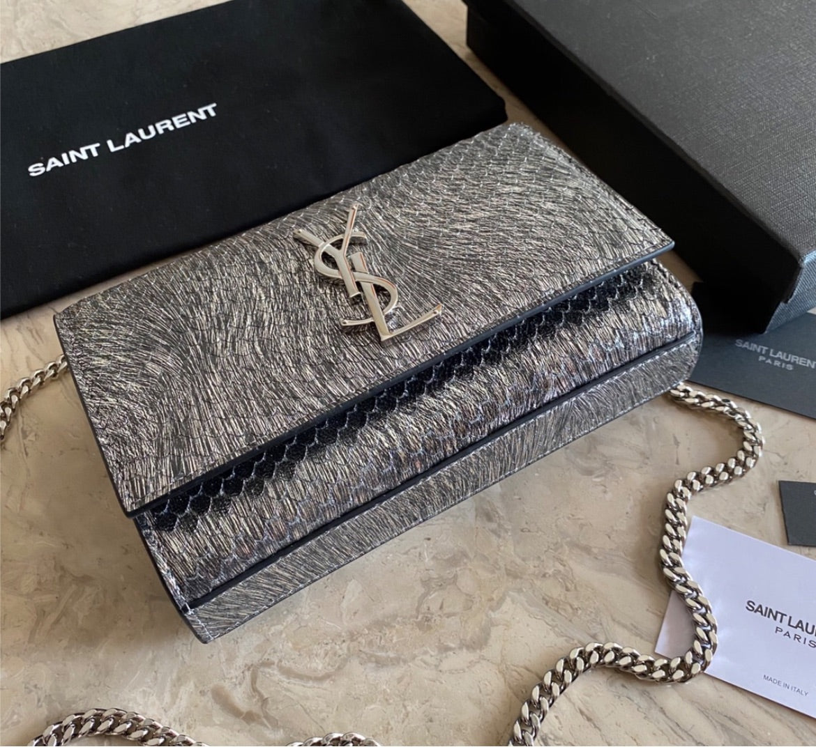 New YSL woman shoulder handbag
