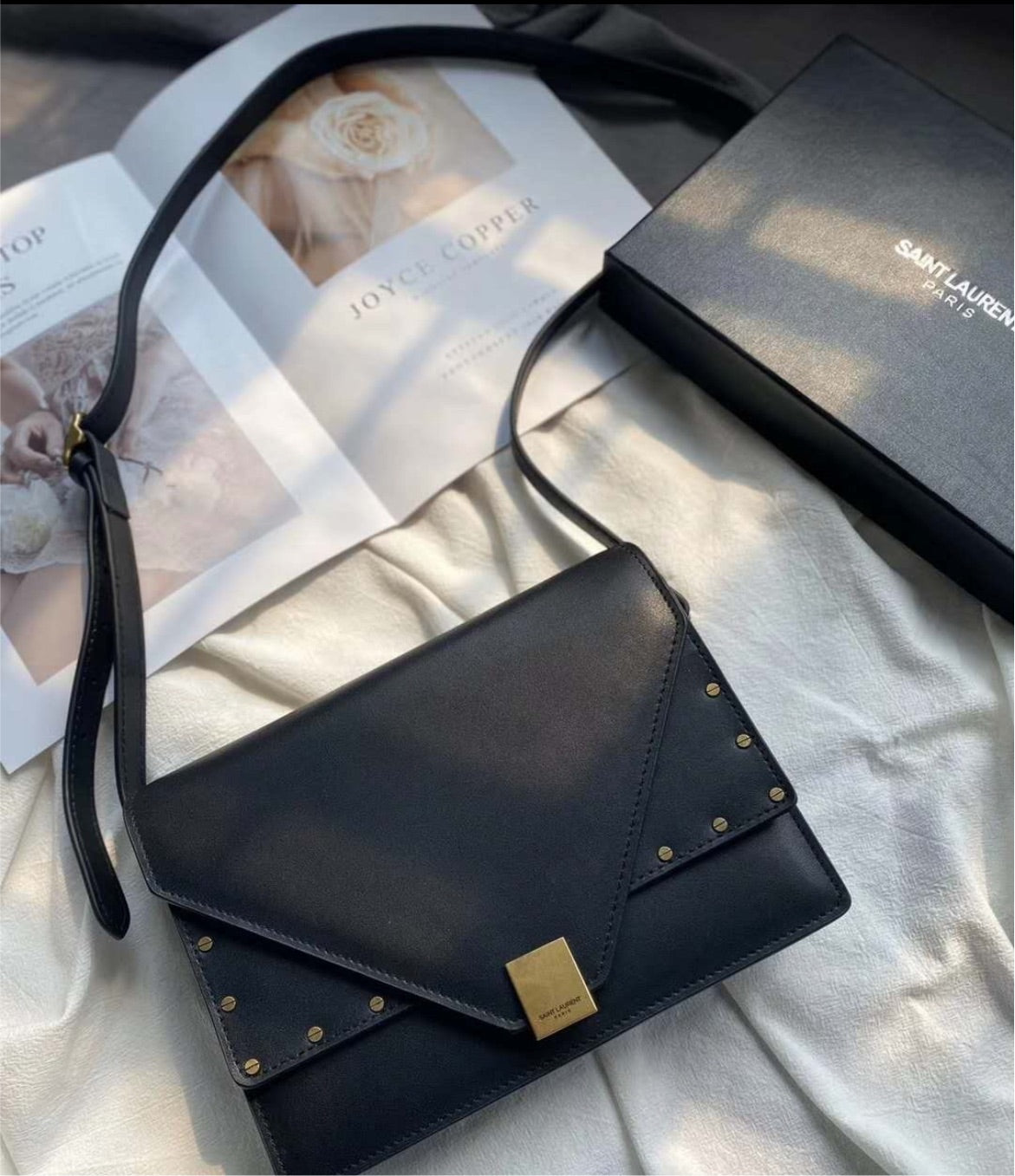 Leather Saint Laurent woman handbag