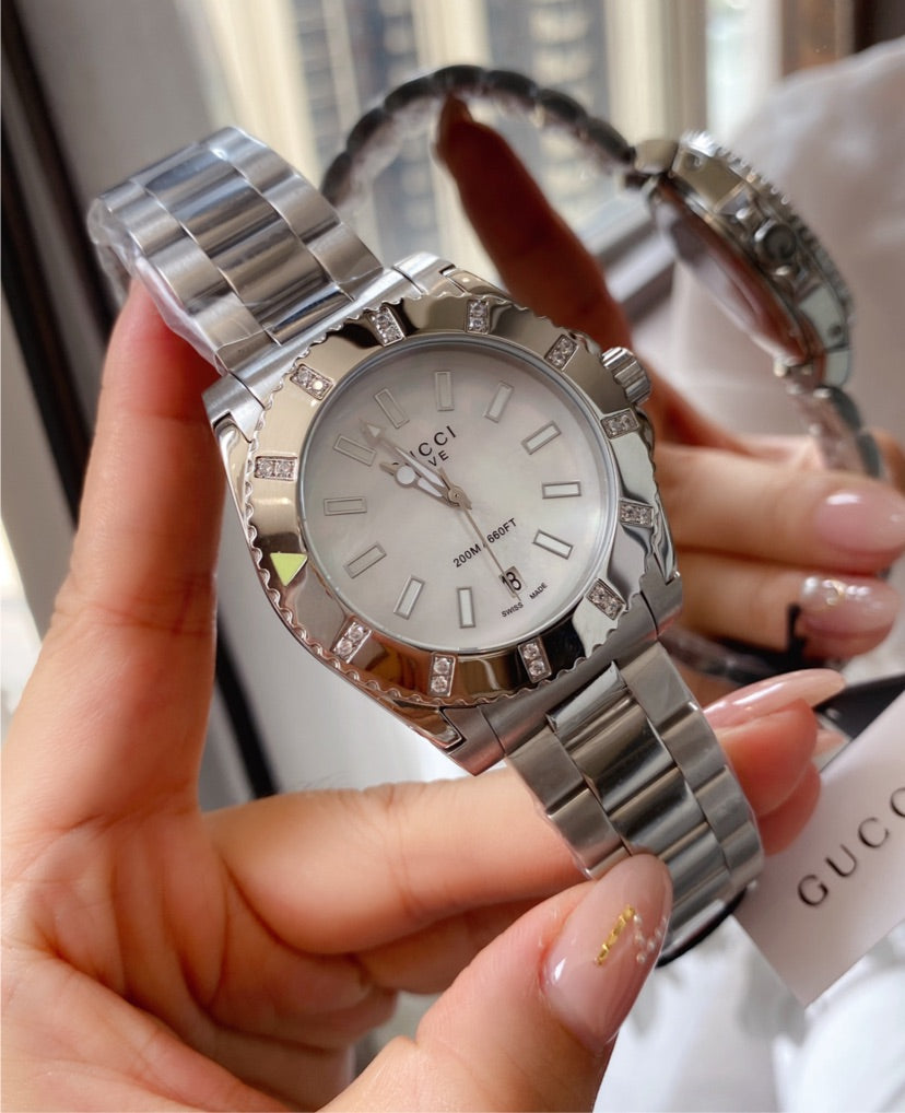 New Gucci Diamond face watch