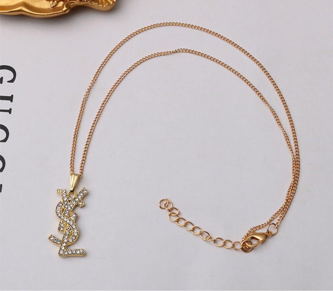 YSL woman necklace