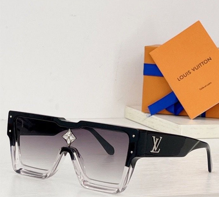 New Black/clear LV a woman sunglasses