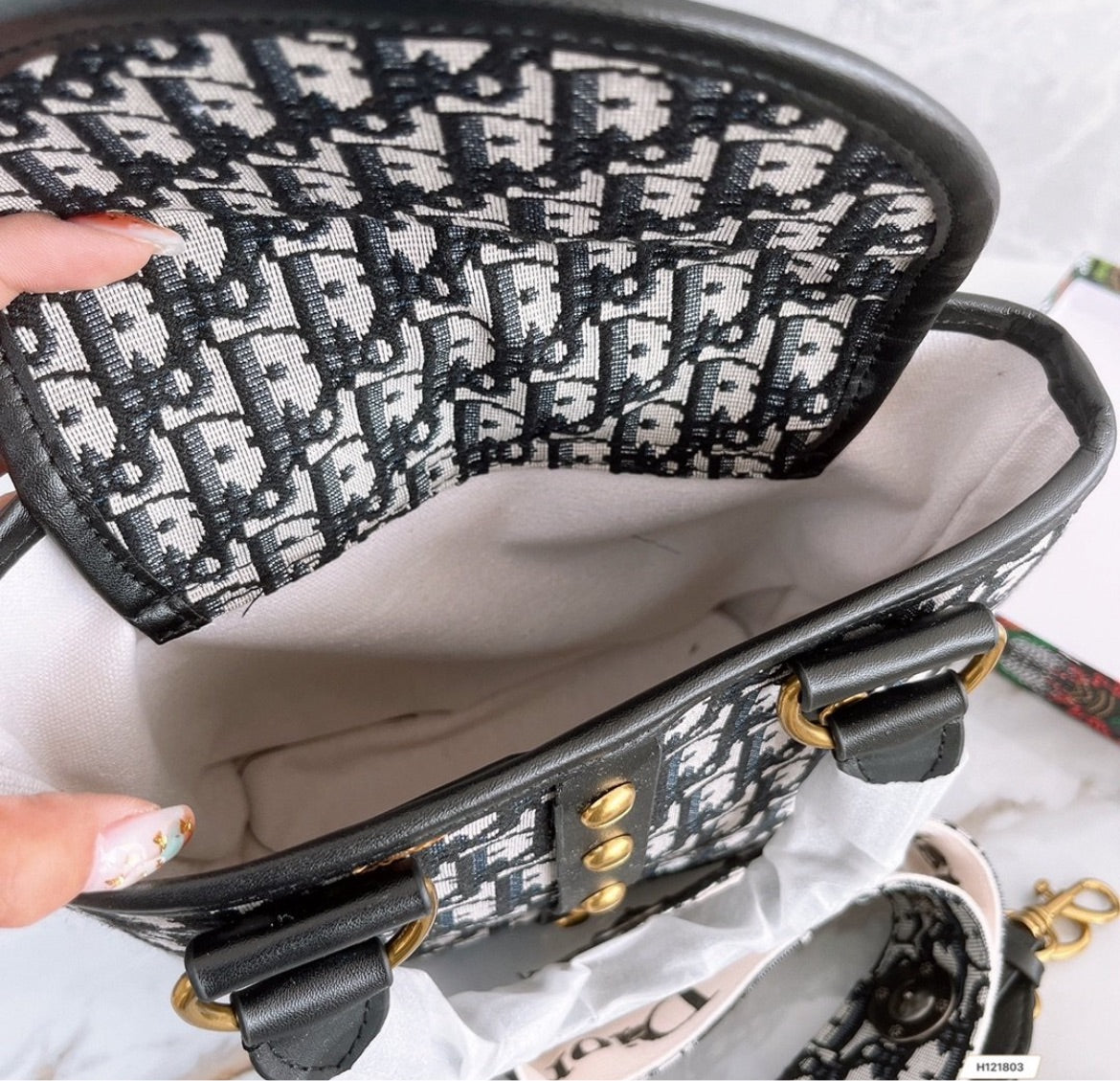 New Dior woman shoulder handbag