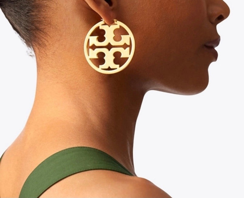 Tory Burch gold plated earrings