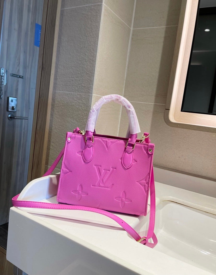 Leather LV woman handbag