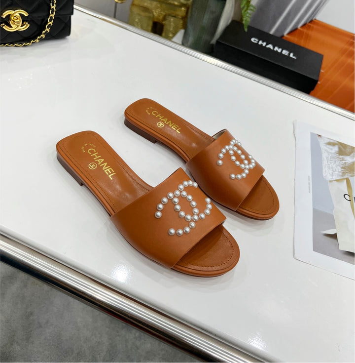 New brown Chanel sandal