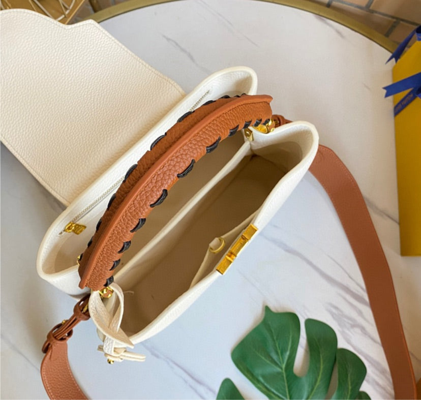 Leather LV woman handbag