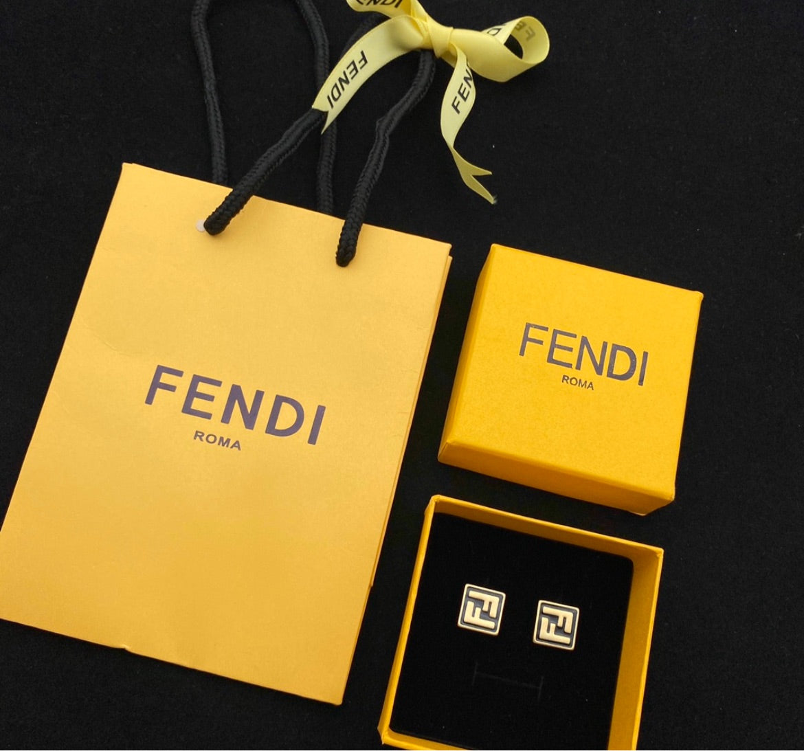 Fendi stud earring