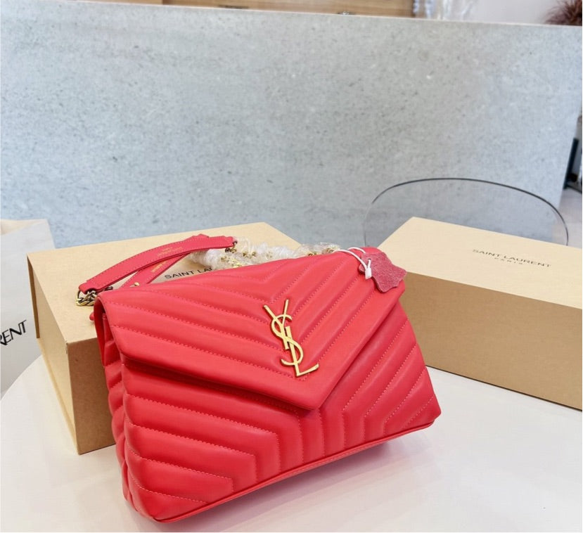 YSL woman spring colors handbag