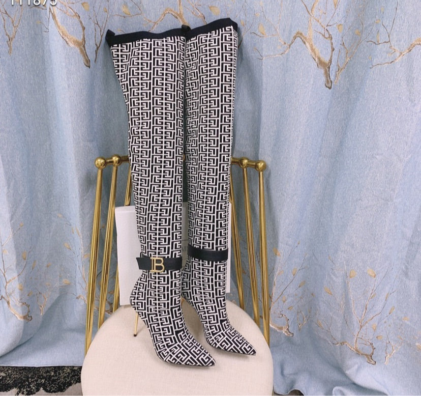 Knee High Balmain woman Boots