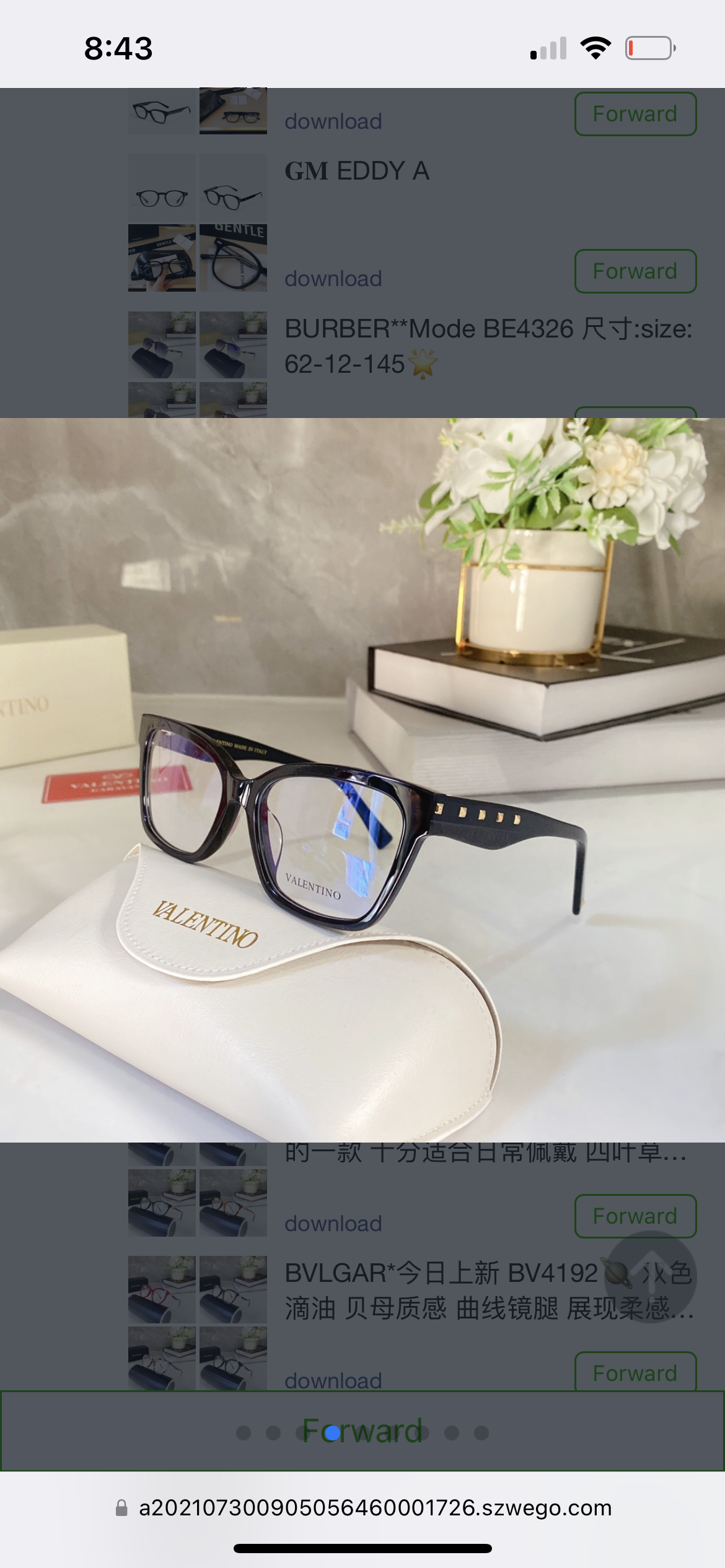 Valentino new woman eyewear
