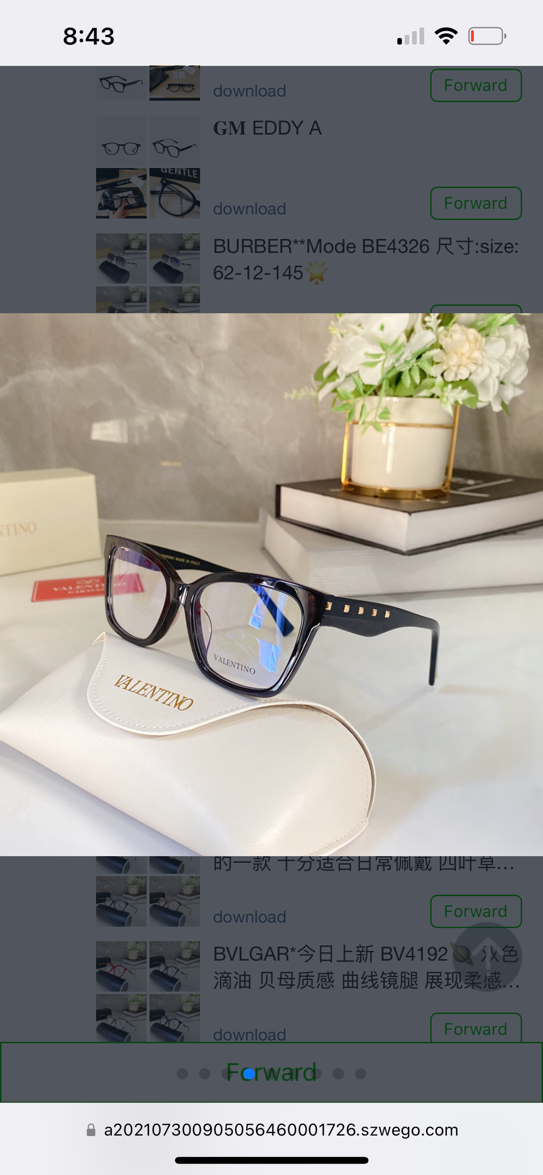 Valentino new woman eyewear