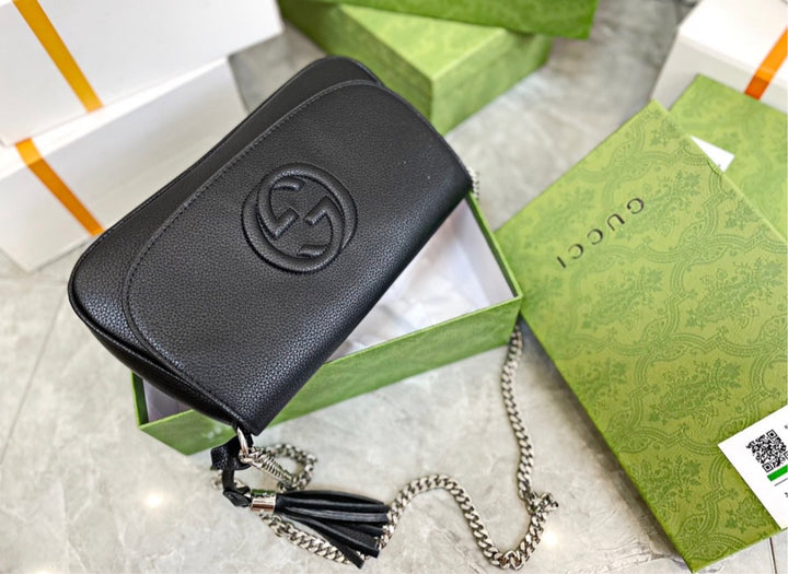 Gucci woman Leather shoulder bag