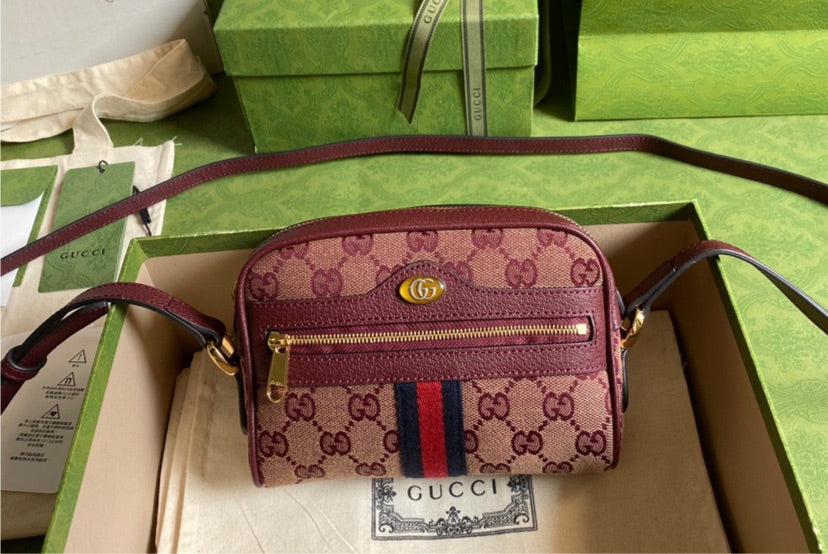 New Burgundy Gucci crossbody
