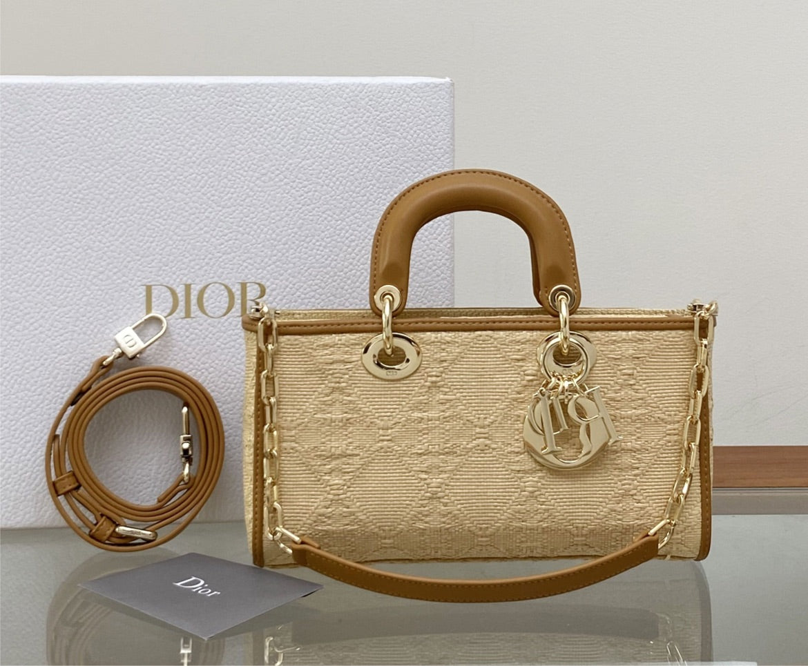 New woman Dior Tan handbag