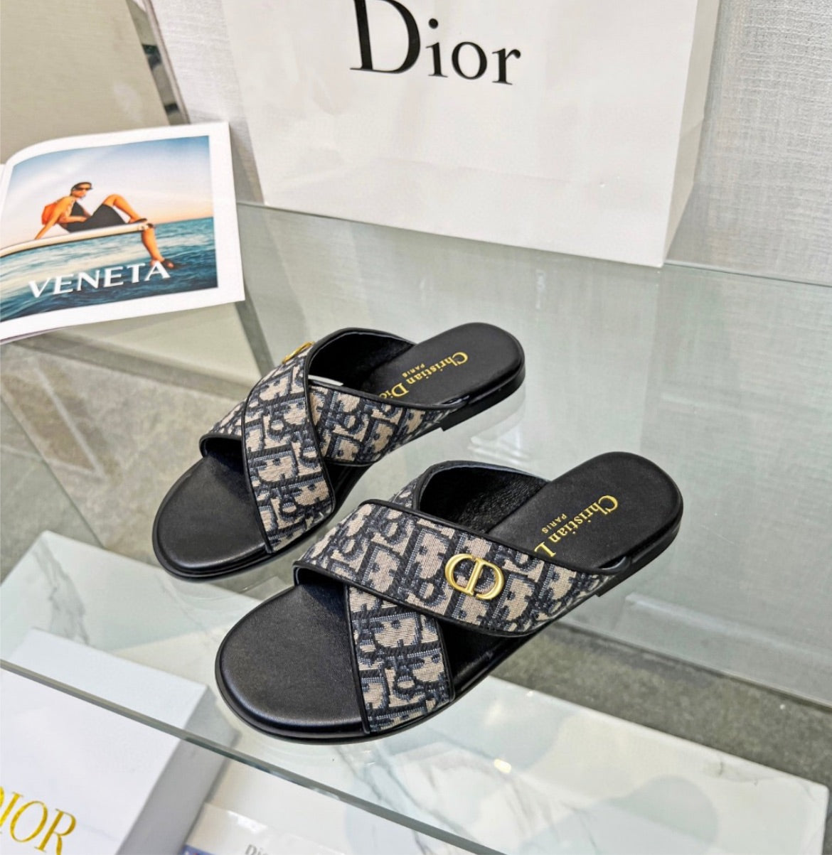 Woman Dior new slide in sandal