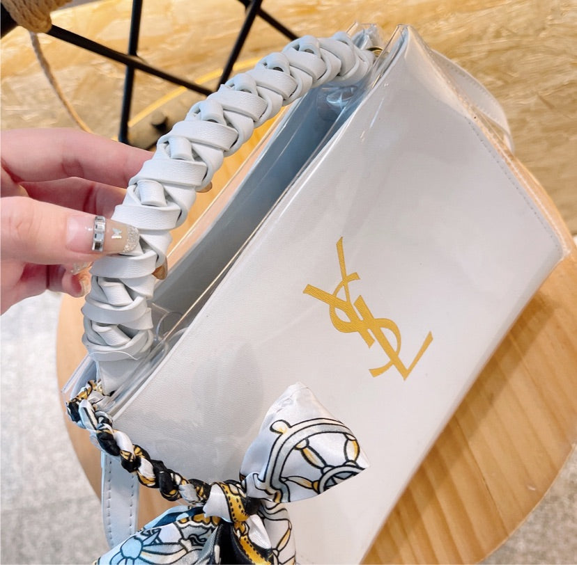 YSL woman shoulder handbag