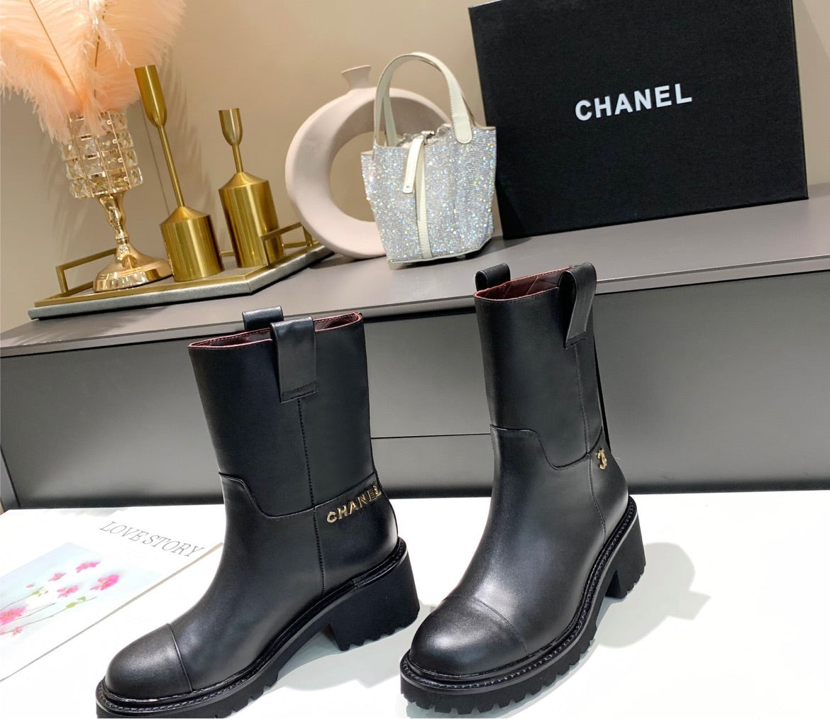 New woman Chanel boots