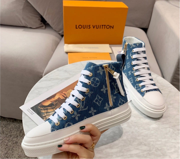 Denim woman LV sneakers