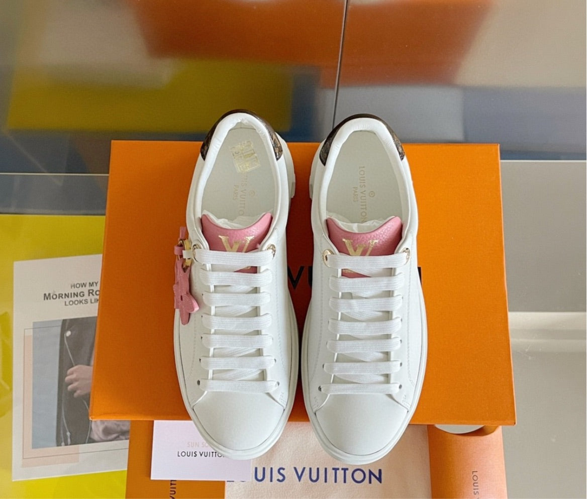 New Pink /white LV sneaker
