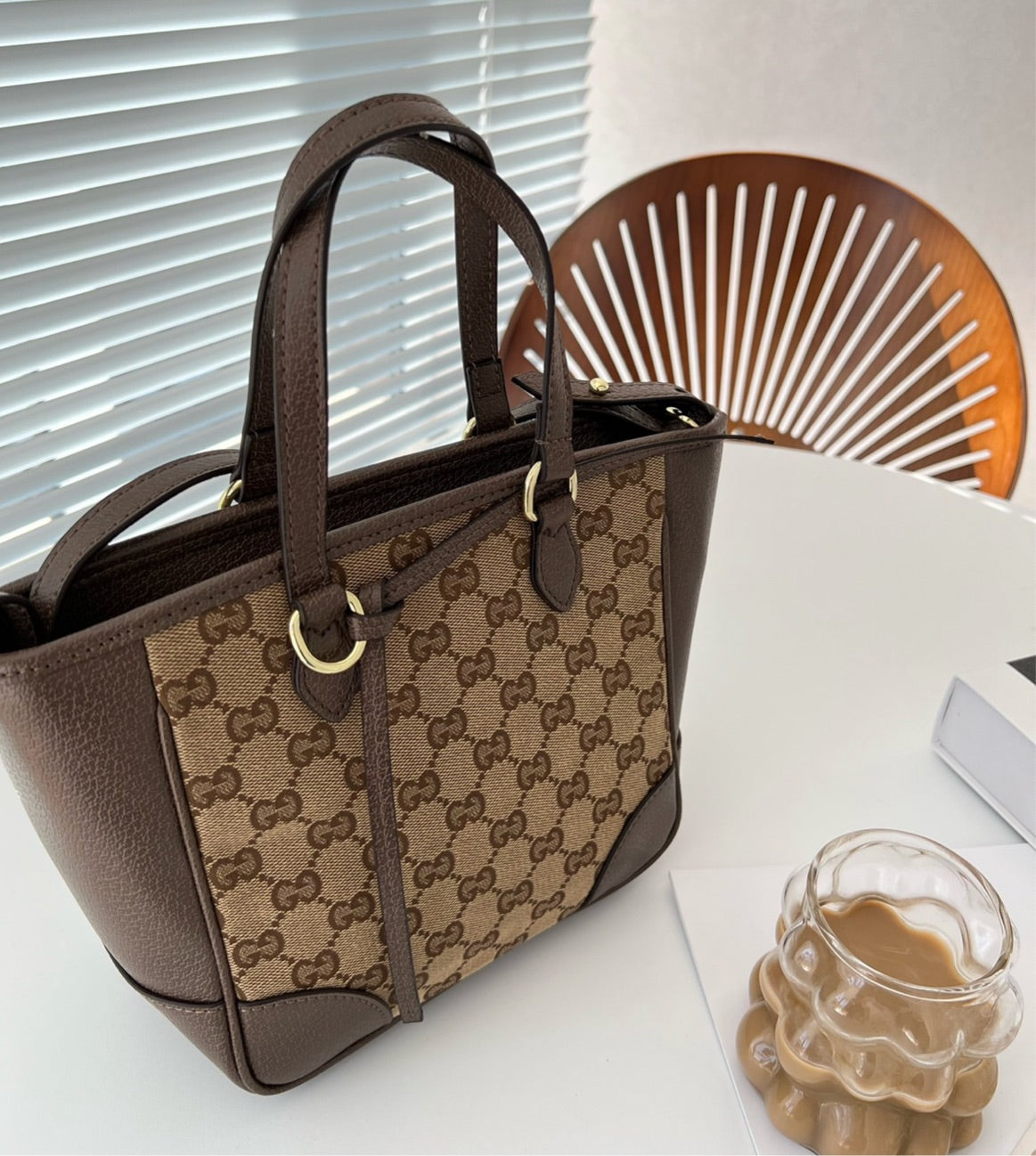 New leather Gucci woman shoulder bag