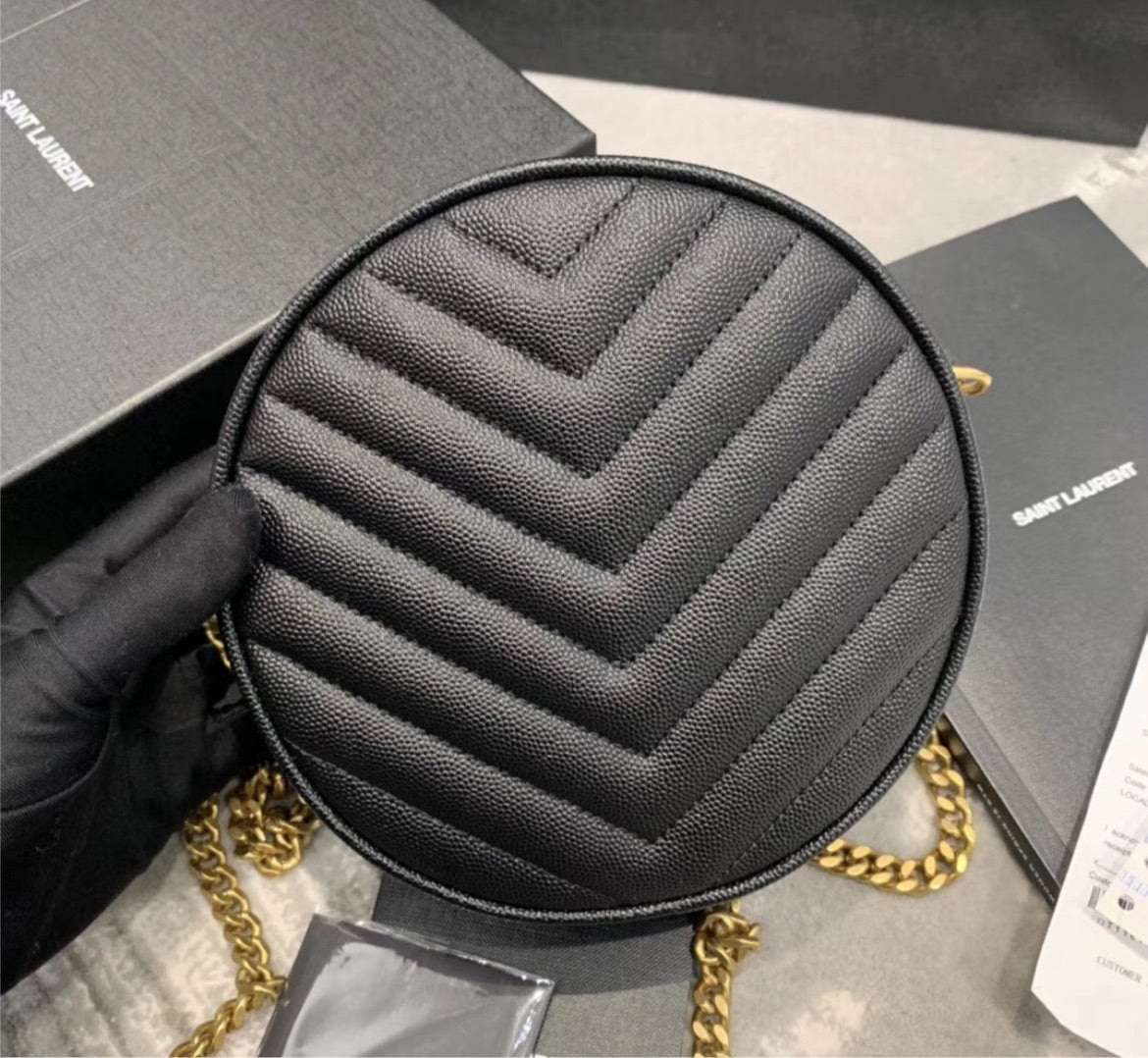 Saint Laurent Circle shape Handbag