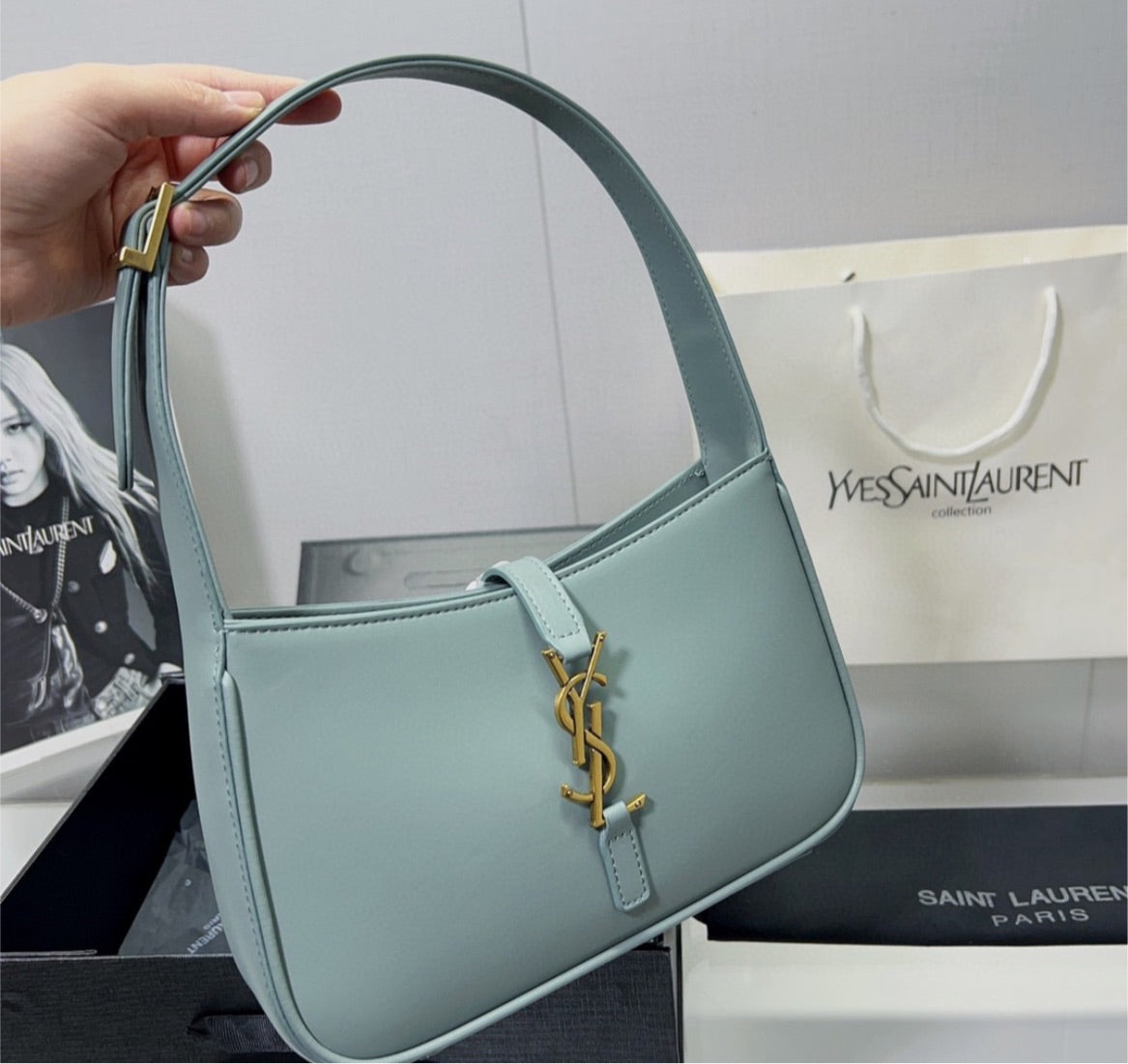 Spring/ summer colors YSL shoulder bag