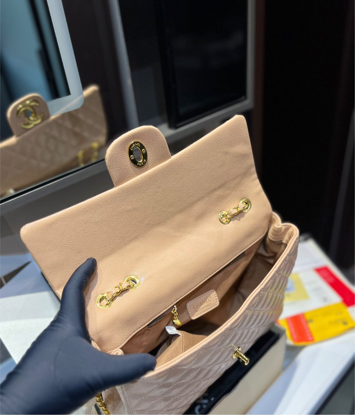 Woman Chanel new handbag