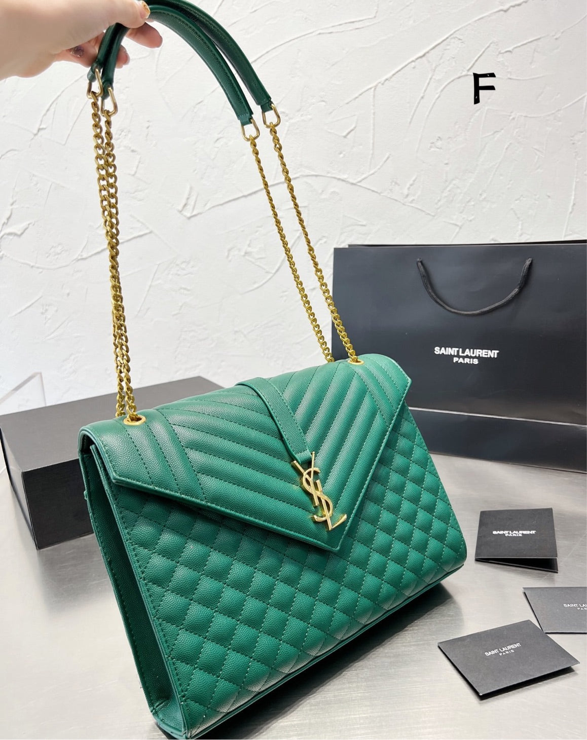 YSL envelope woman handbag