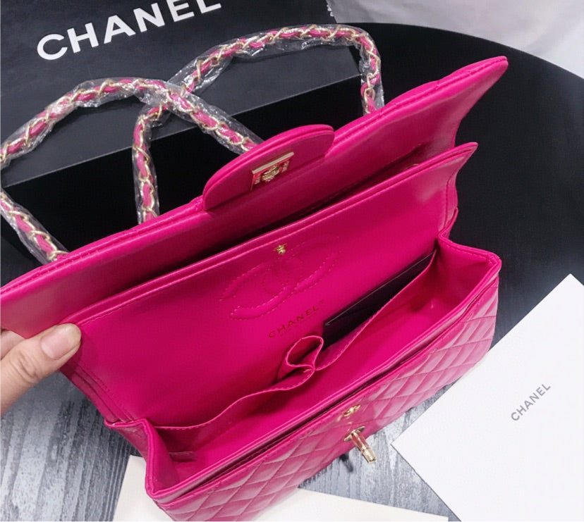 Chanel leather handbag