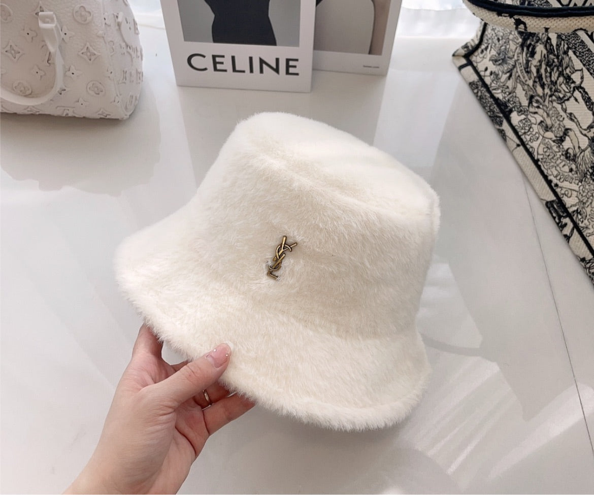 YSL furry new hat
