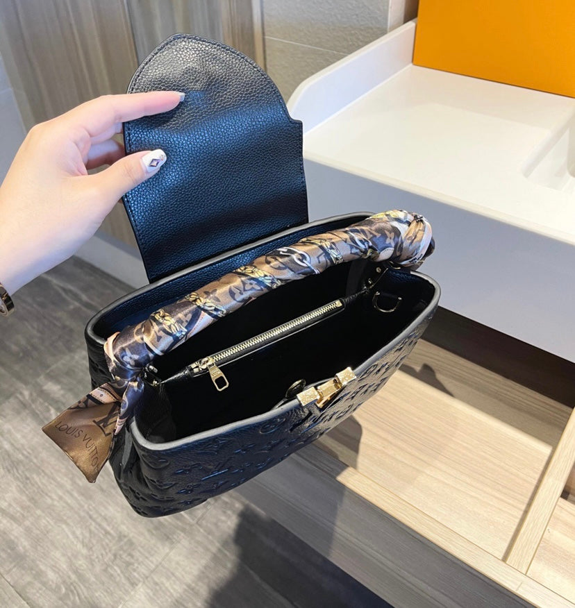 LV Black woman Handbag