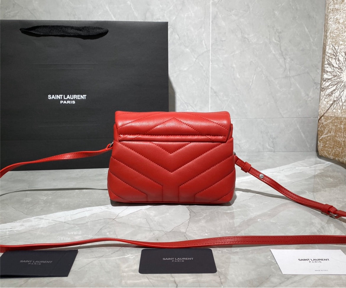 New Red YSL woman handbag