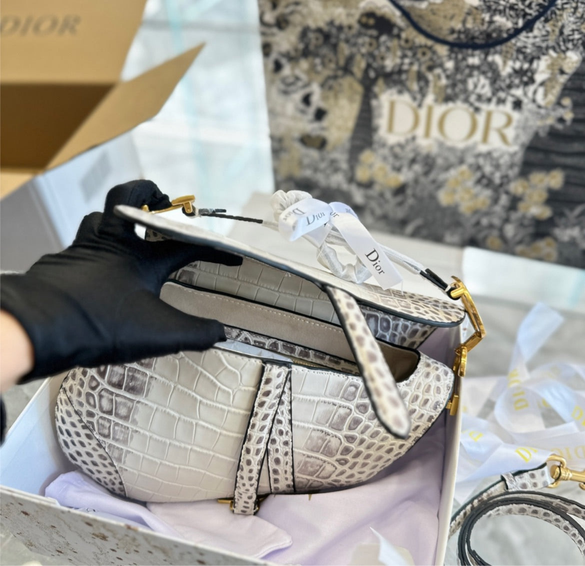 Woman New Dior handbag