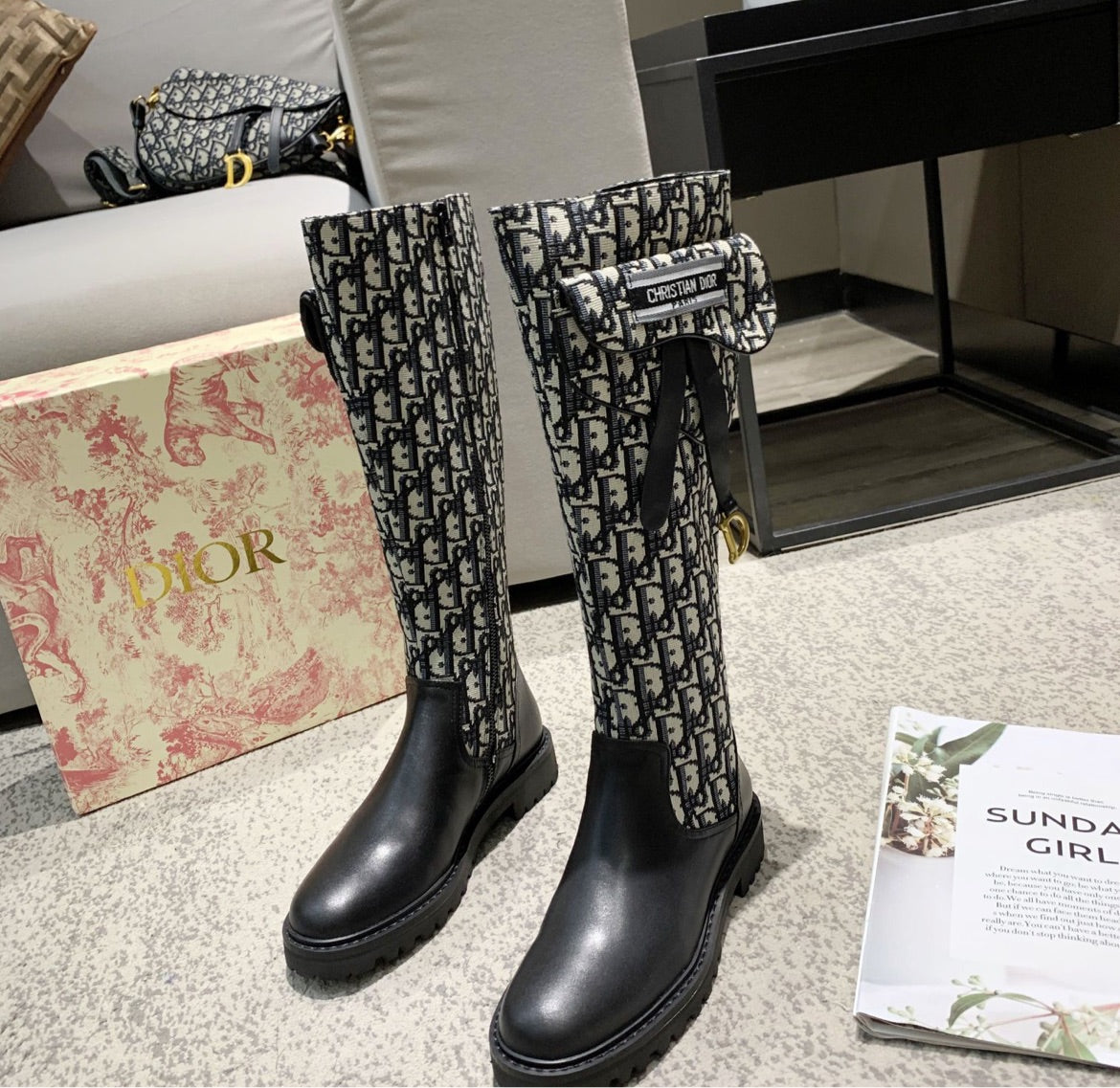 New Woman Dior boots