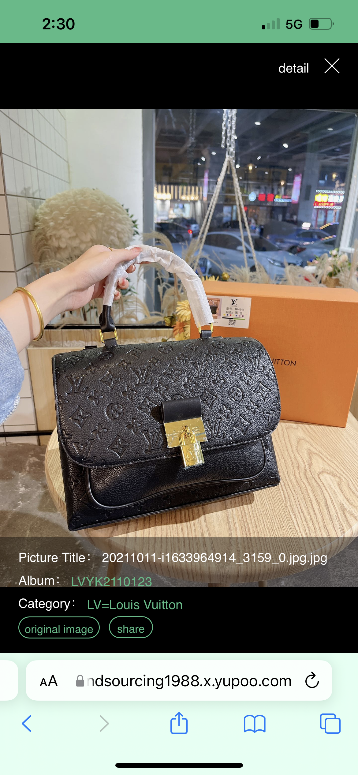 New LV woman Shoulder handbag