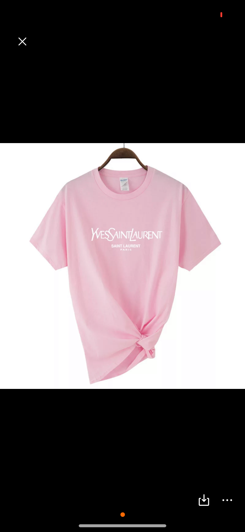 Cotton T-shirts saint Laurent