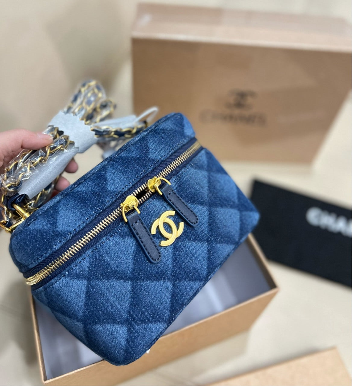 Denim Chanel handbag