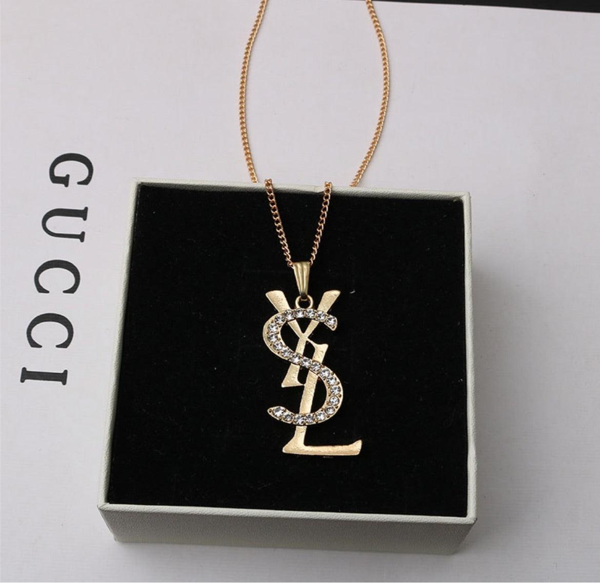 YSL woman necklace