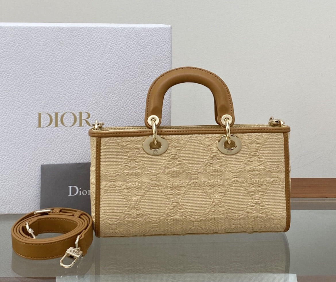 New woman Dior Tan handbag