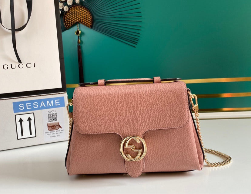 Soft leather woman Gucci handbag