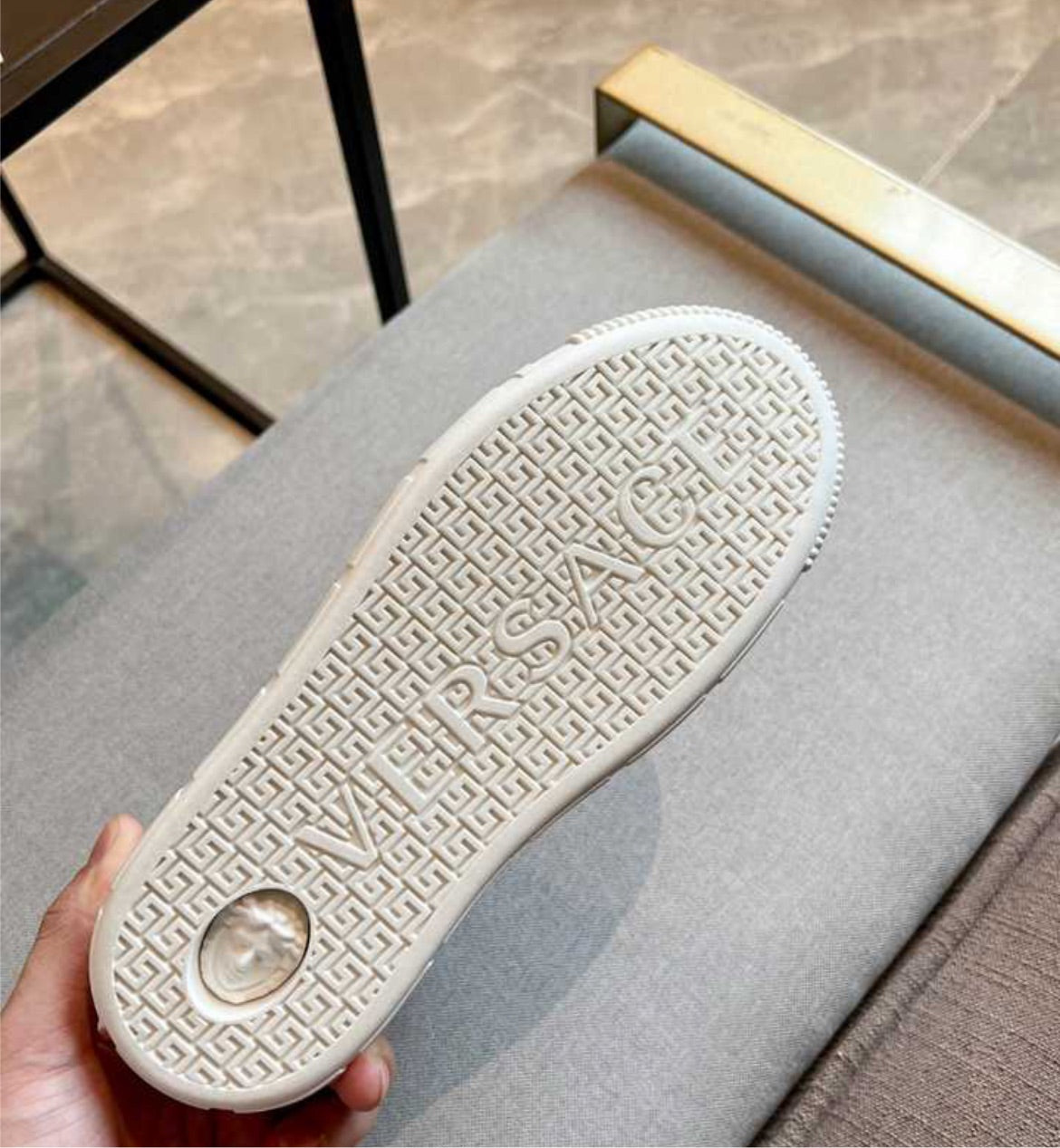 Versace Pink/white sneakers