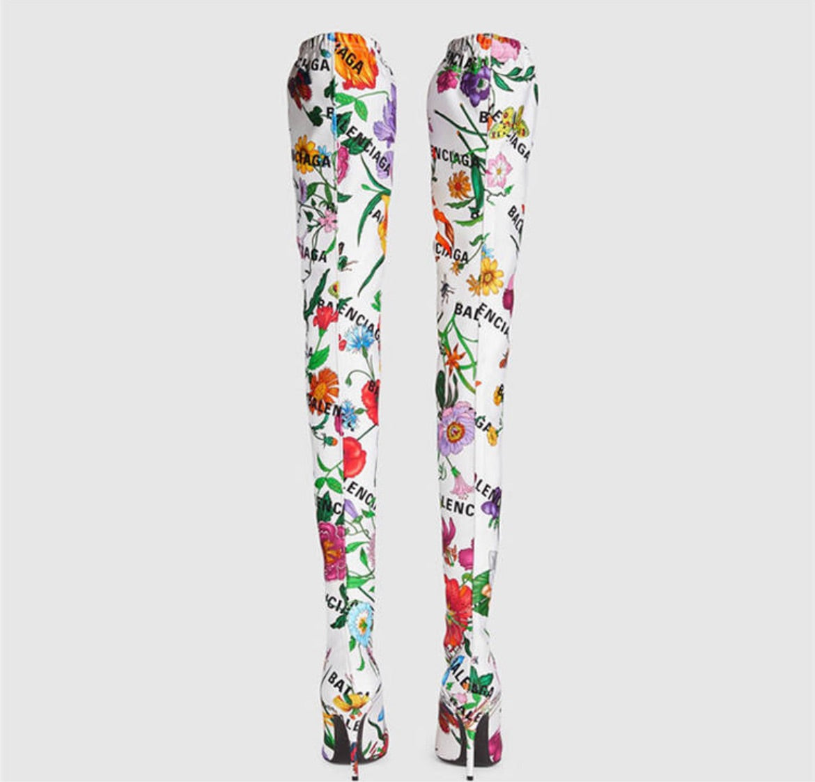 Balenciaga colorful woman boots