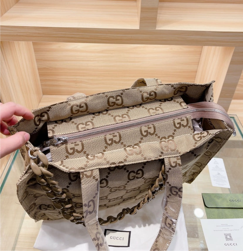 New Brown GUCCI woman Handbag