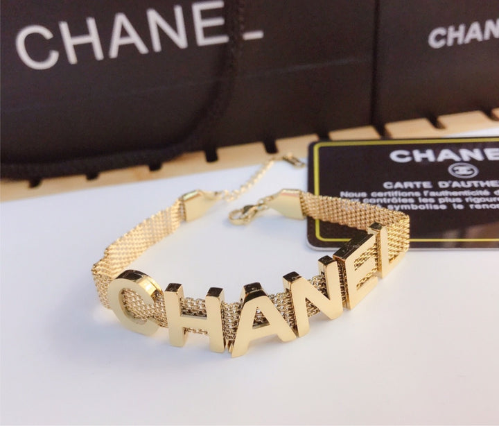 Chanel gold plate bracelet