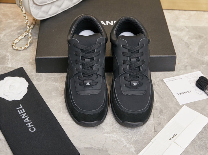 New Chanel all black shoe