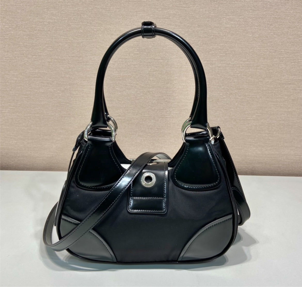 New Prada woman shoulder handbag