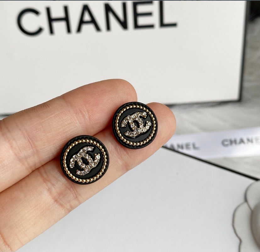 Chanel stud earrings